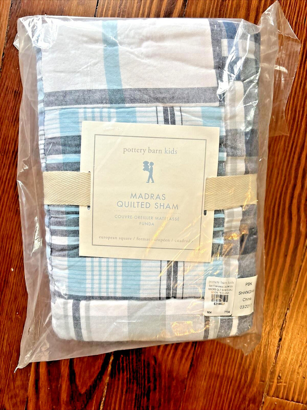 Pottery Barn Pillow Sham Holiday plaid Baseball Disney school sport Space ?? m