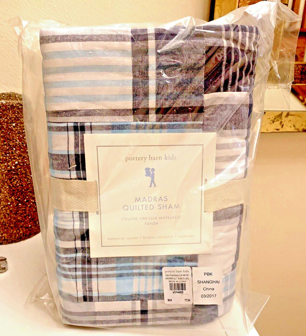 Pottery Barn Pillow Sham Holiday plaid Baseball Disney school sport Space ?? m