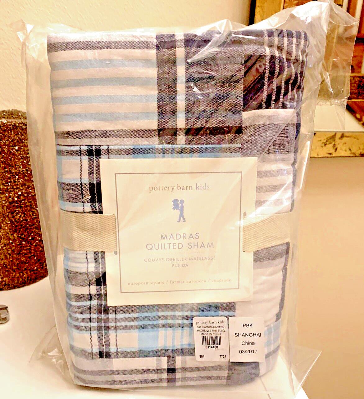 Pottery Barn Pillow Sham Holiday plaid Baseball Disney school sport Space ?? m