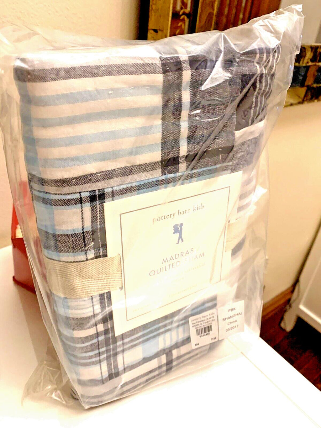 Pottery Barn Pillow Sham Holiday plaid Baseball Disney school sport Space ?? m