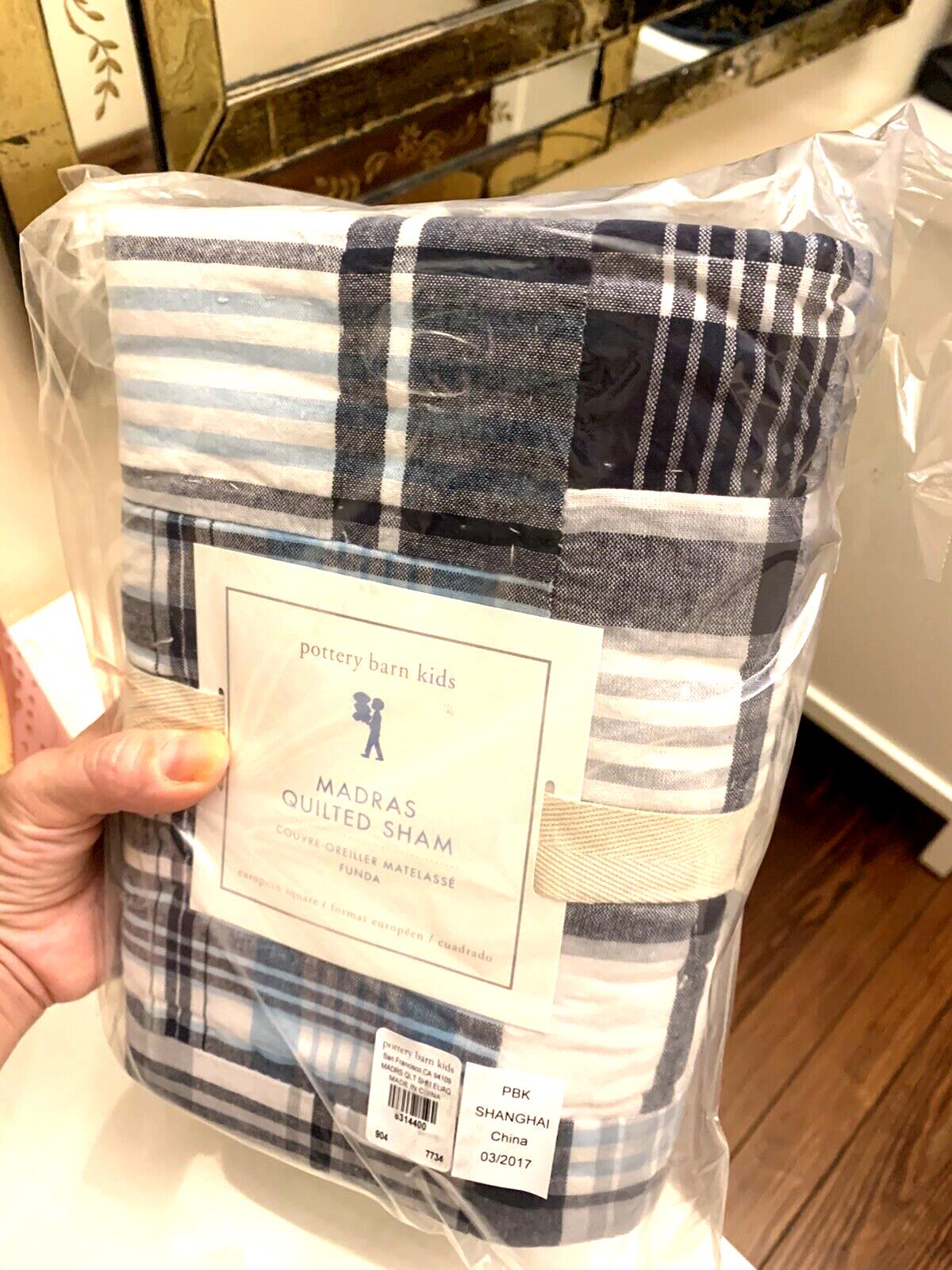 Pottery Barn Pillow Sham Holiday plaid Baseball Disney school sport Space ?? m