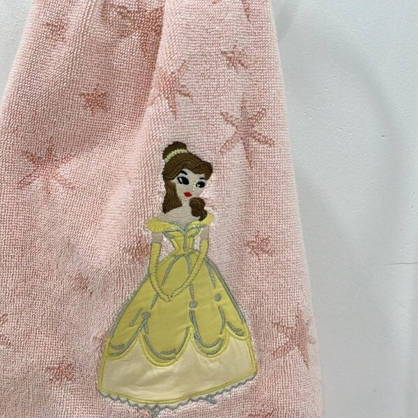 Disney Pottery barn Princess Belle towel hand bath holiday party gift school -