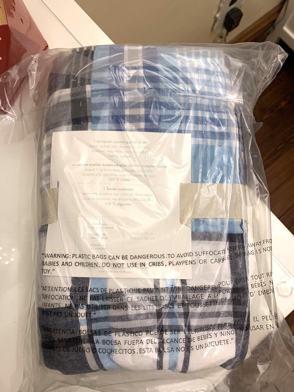 Pottery Barn Pillow Sham Holiday plaid Baseball Disney school sport Space ?? m