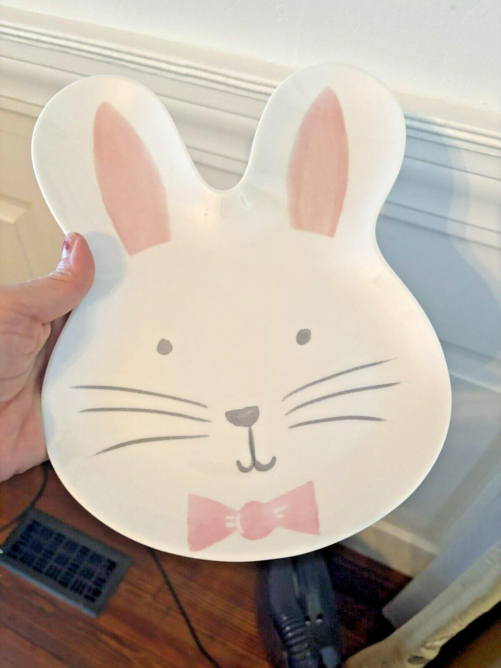 Pottery Barn holiday Plate Peter rabbit Easter Bunny gift school kid disney