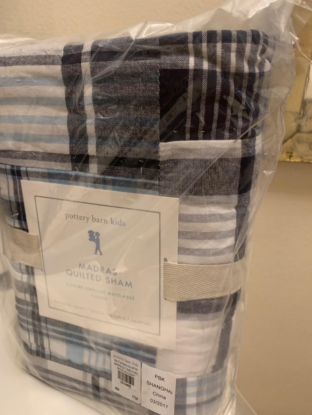 Pottery Barn Pillow Sham Holiday plaid Baseball Disney school sport Space ?? m