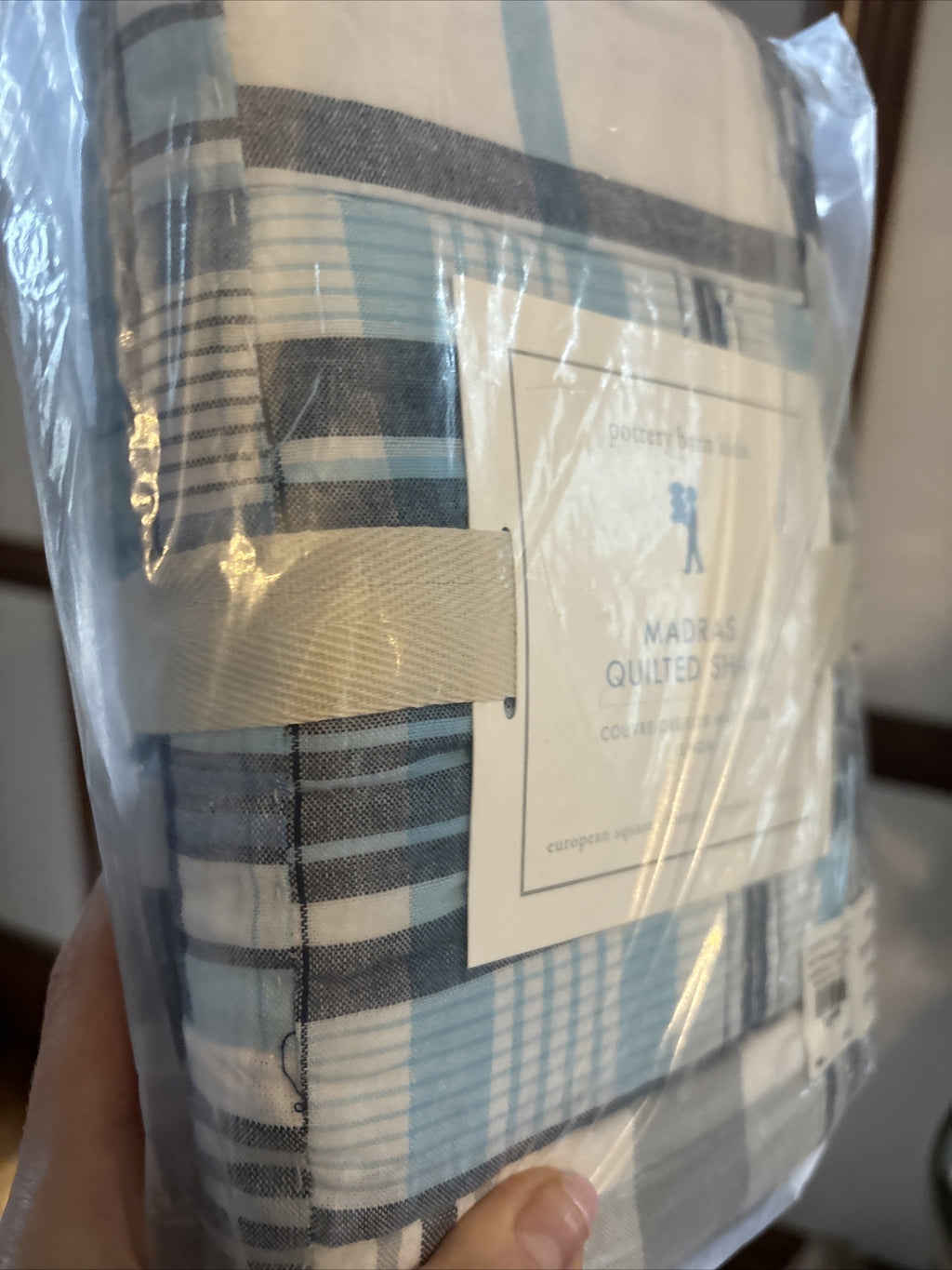 Pottery Barn Pillow Sham Holiday plaid Baseball Disney school sport Space ?? m