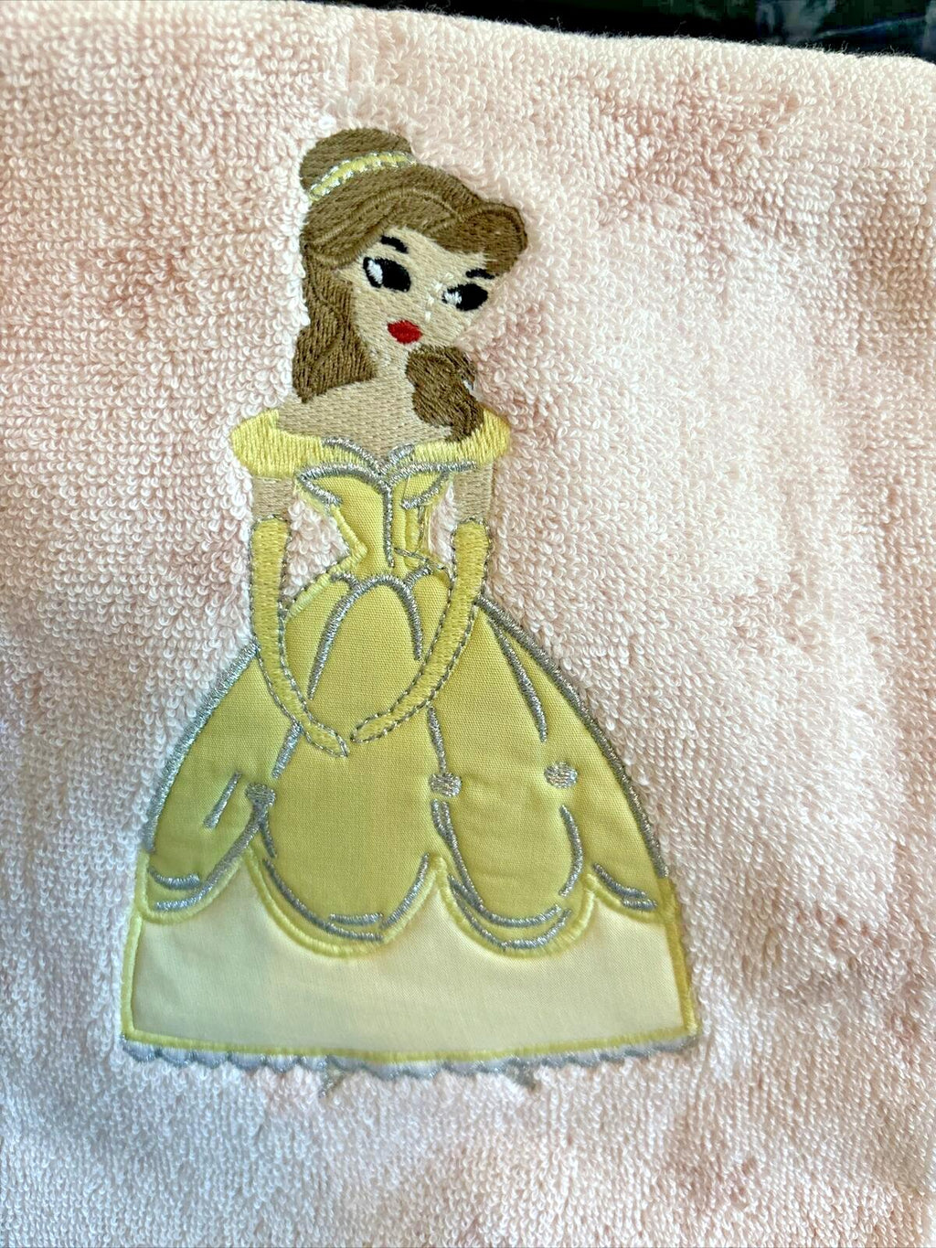 Disney Pottery barn Princess Belle towel hand bath holiday party gift school -