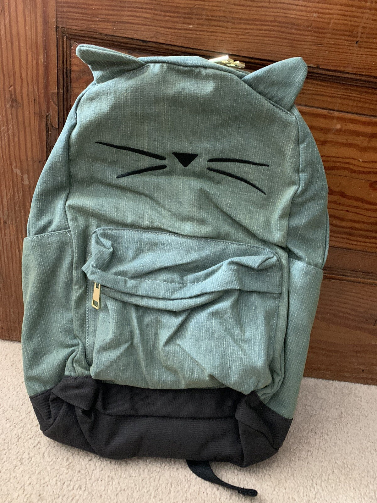 Disney School Pottery barn LARGE BACKPACK + LUNCH Emily Merritt rainbow cat ?? .