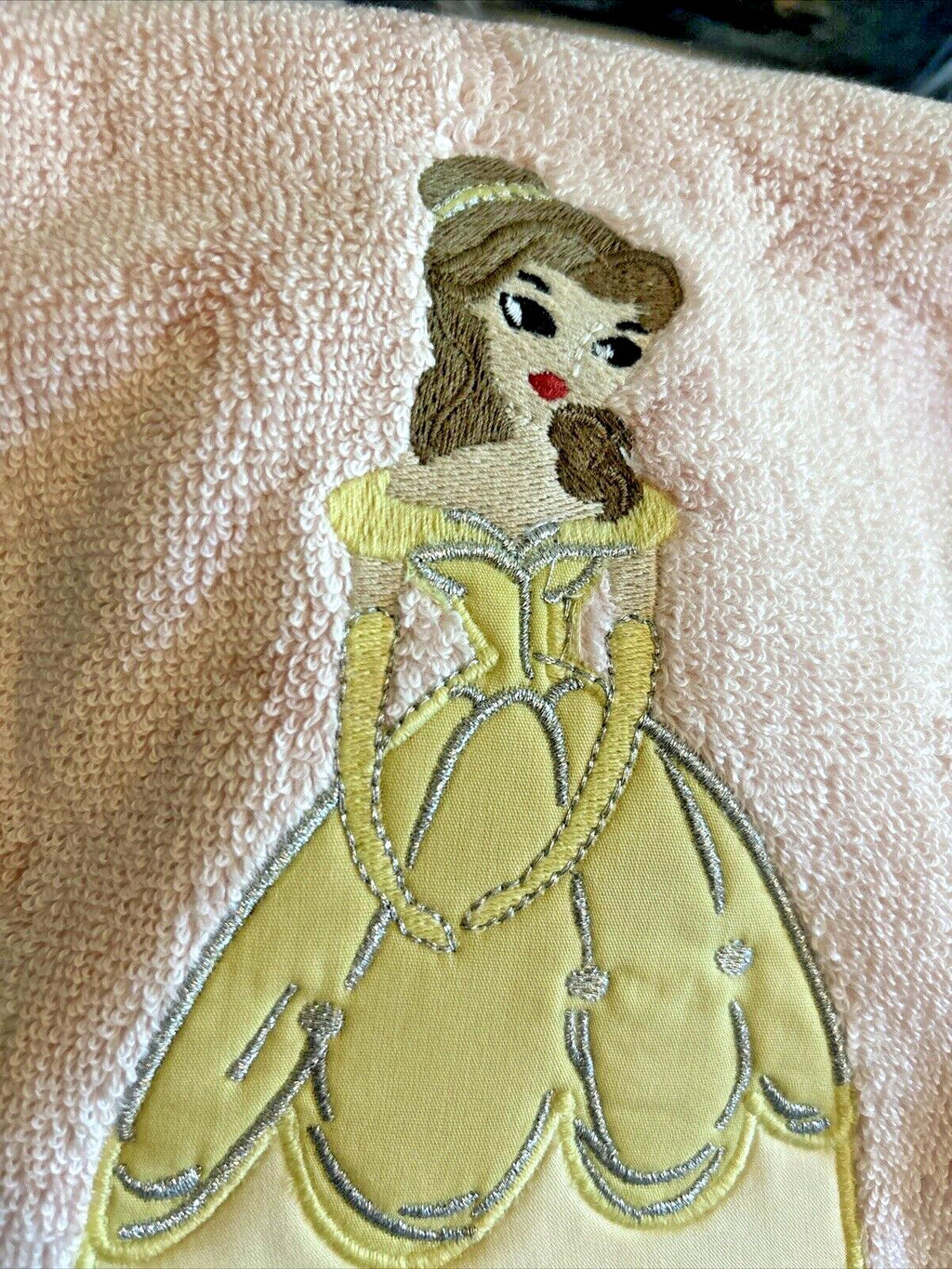 Disney Pottery barn Princess Belle towel hand bath holiday party gift school -
