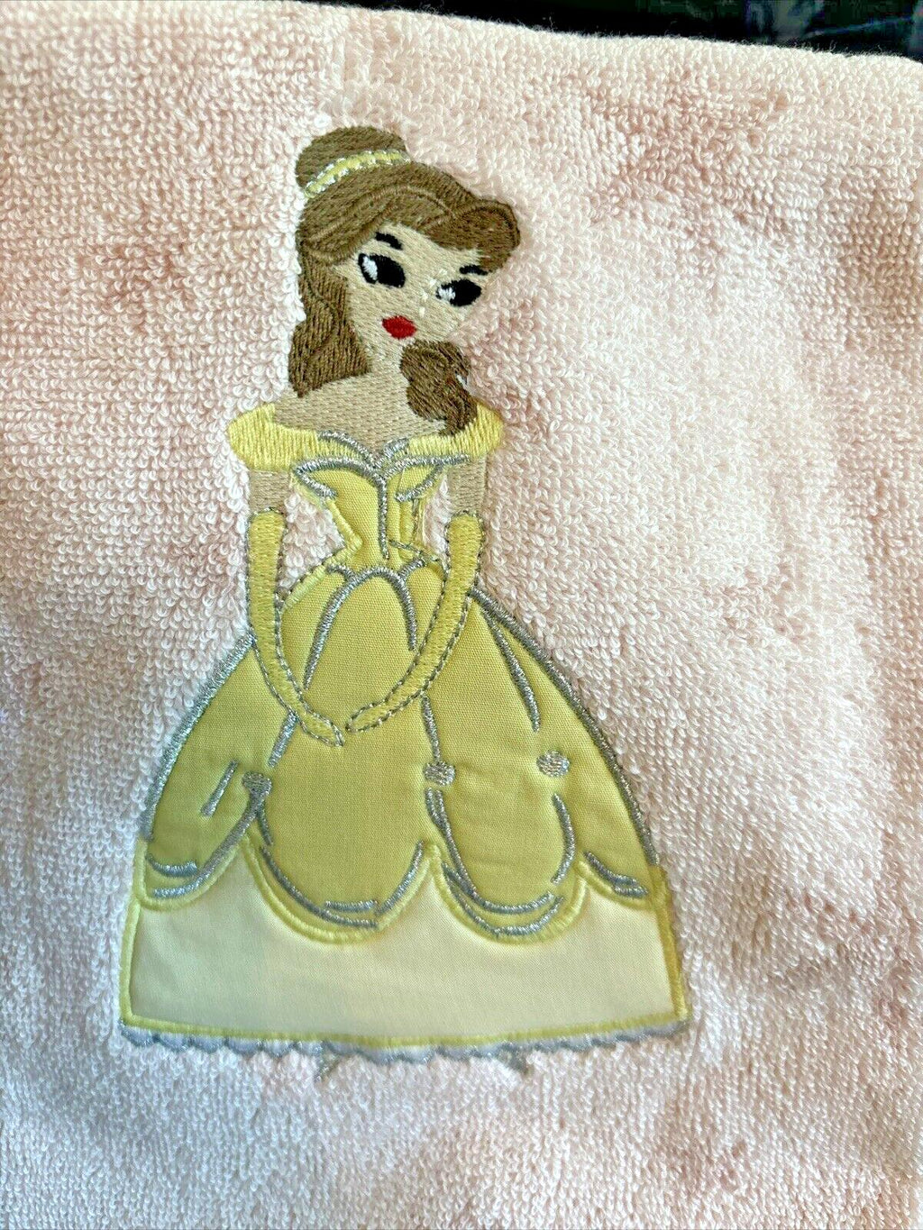 Disney Pottery barn Princess Belle towel hand bath holiday party gift school -