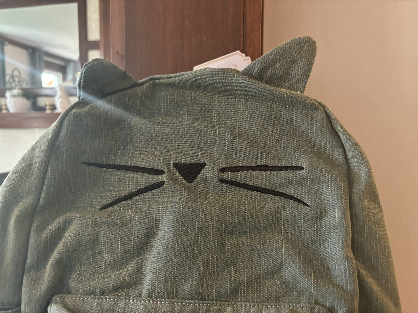 Disney School Pottery barn LARGE BACKPACK + LUNCH Emily Merritt rainbow cat ?? .