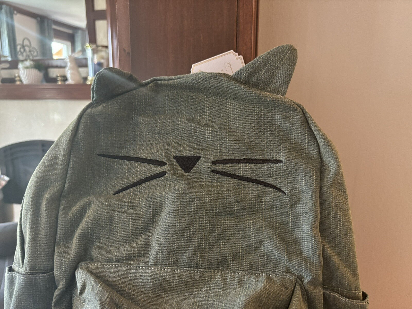 Disney School Pottery barn LARGE BACKPACK + LUNCH Emily Merritt rainbow cat ?? .