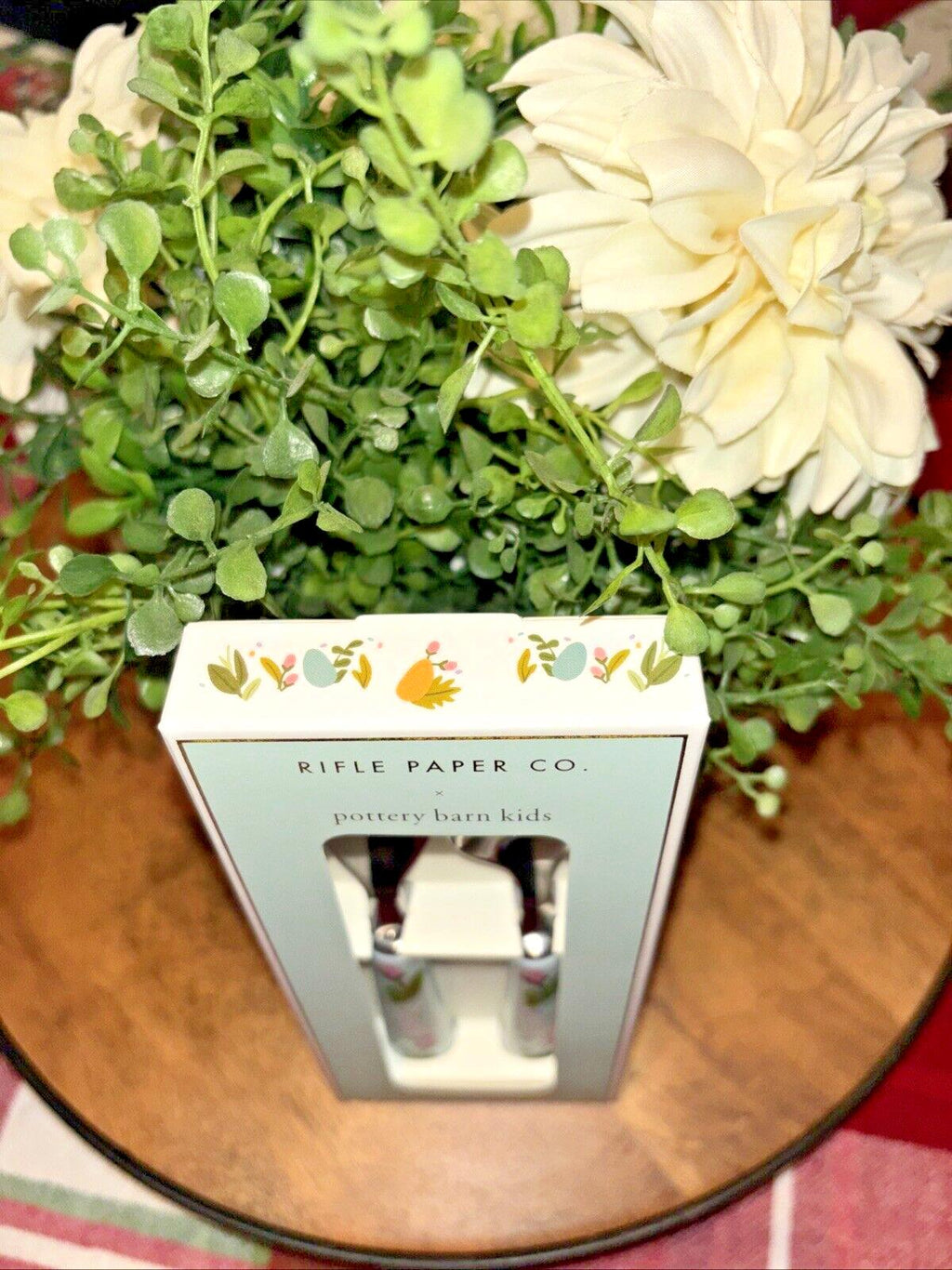 Pottery Barn Holiday Easter Floral Utensil Party School disney Gift Set bunny 1