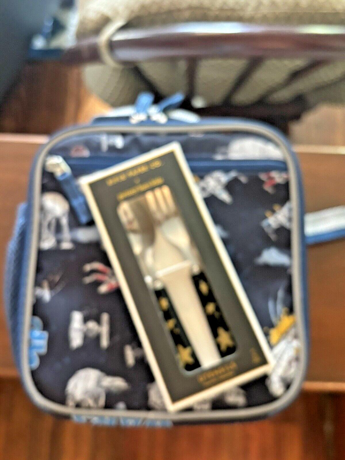 School Pottery Barn Disney LUNCH BOX BAG STAR WARS Solo Resistance grogu ,