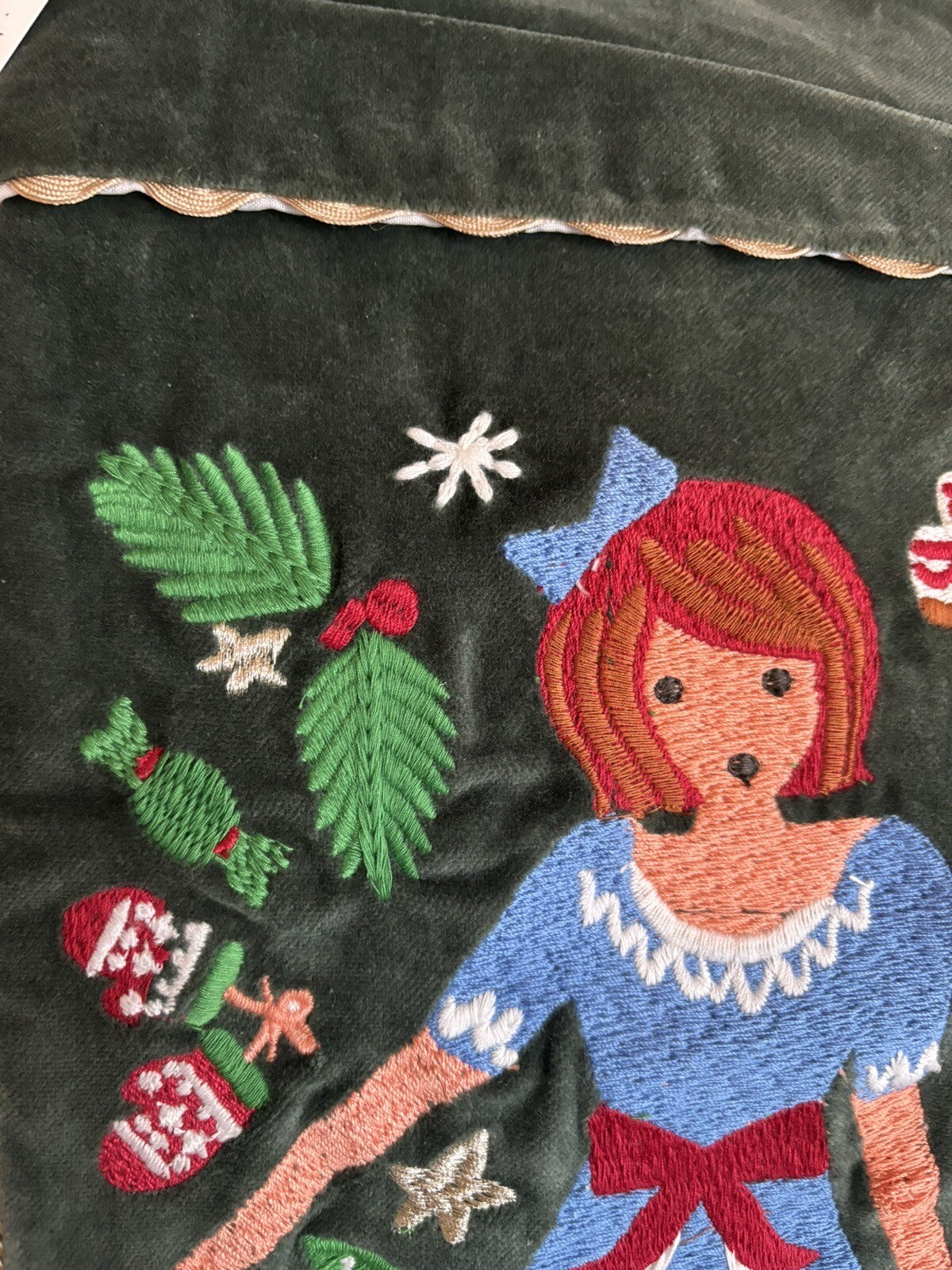 Pottery Barn Disney Holiday Doll Nutcracker Velvet Christmas stocking gift kid -