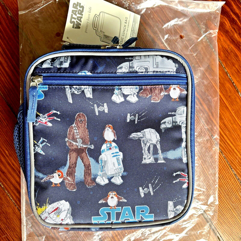School Pottery Barn Disney LUNCH BOX BAG STAR WARS Solo Resistance grogu ,