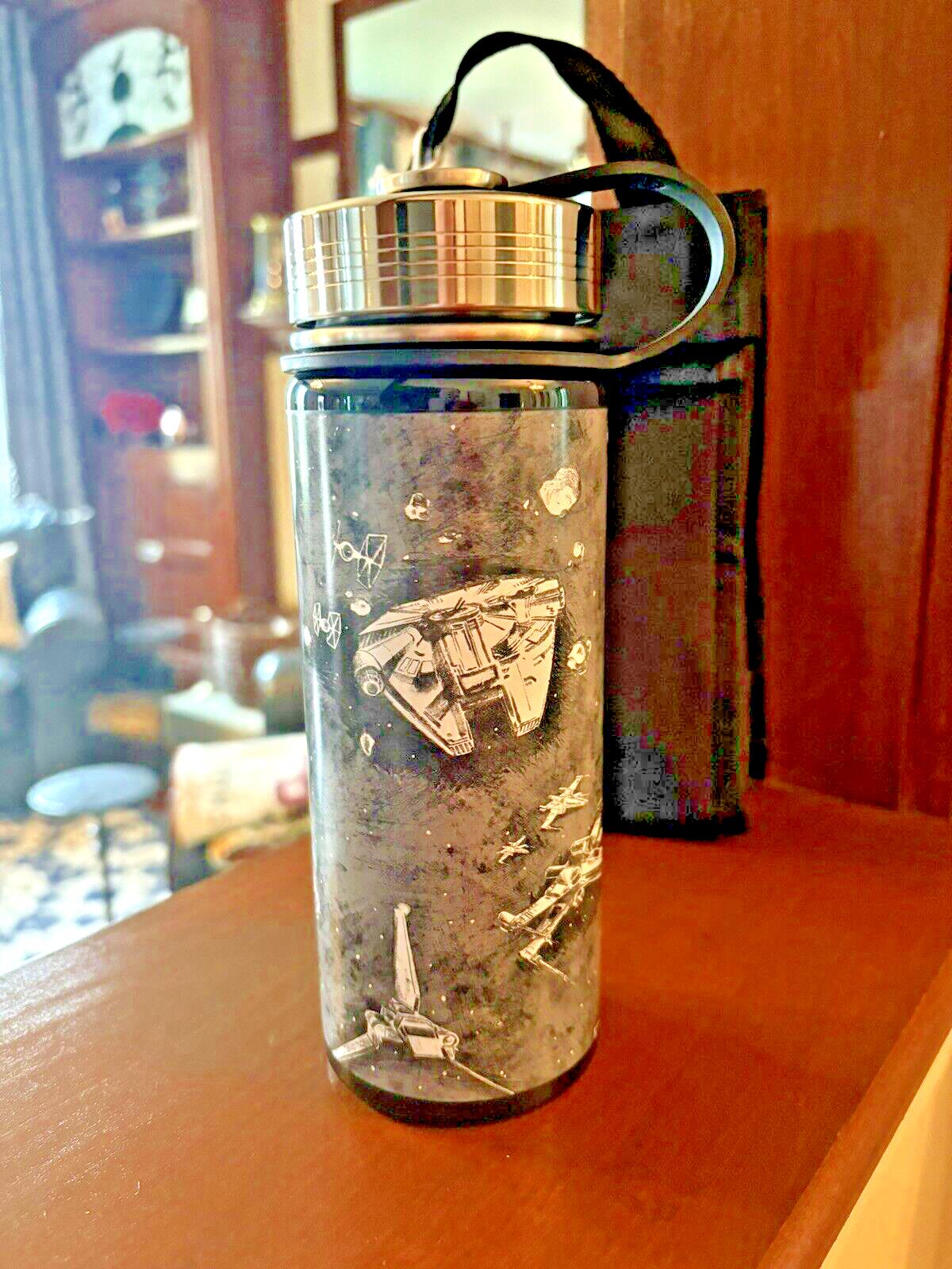 School Pottery barn STAR WARS TRek Water bottle+ Lunch bag+Utensil Set Solo ?? .