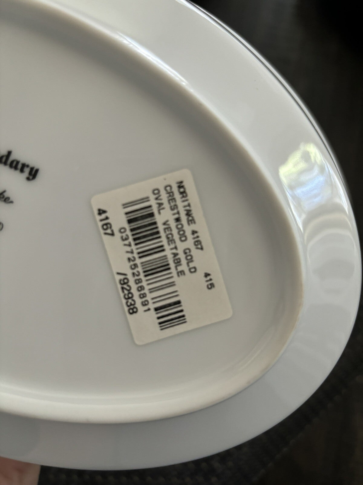 NORITAKE CRESTWOOD GOLD PORCELAIN serving bowl holiday party Wedding Girl SET 2