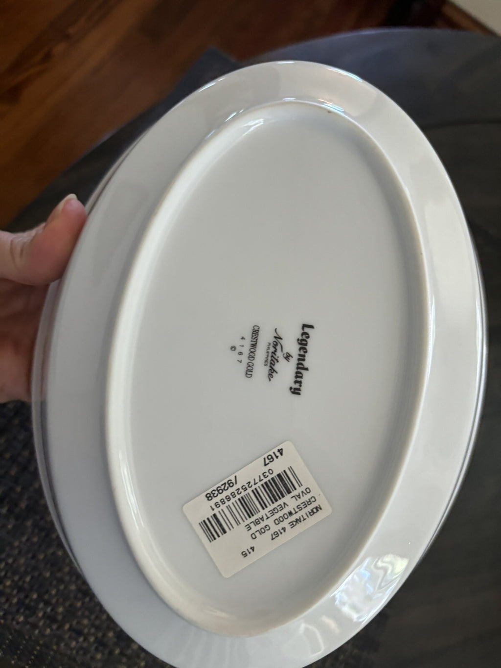 NORITAKE CRESTWOOD GOLD PORCELAIN serving bowl holiday party Wedding Girl SET 2