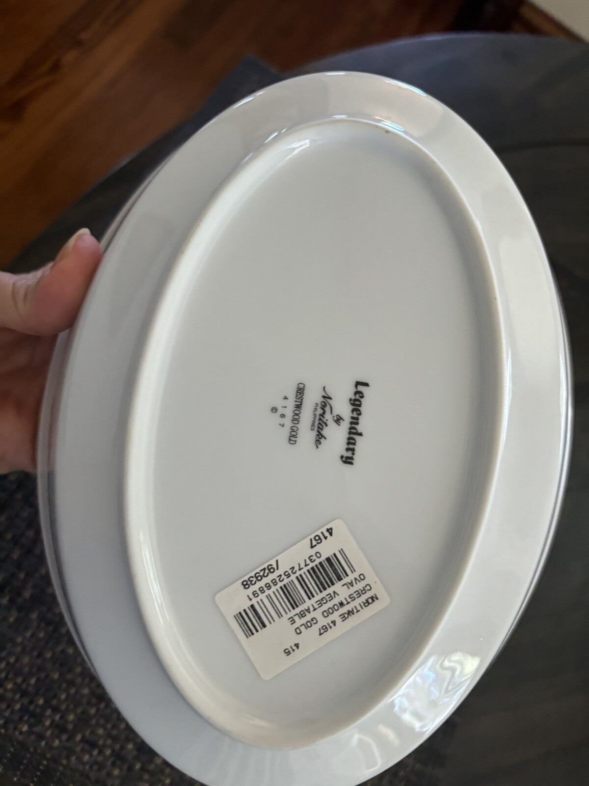 NORITAKE CRESTWOOD GOLD PORCELAIN serving bowl holiday party Wedding Girl SET 2