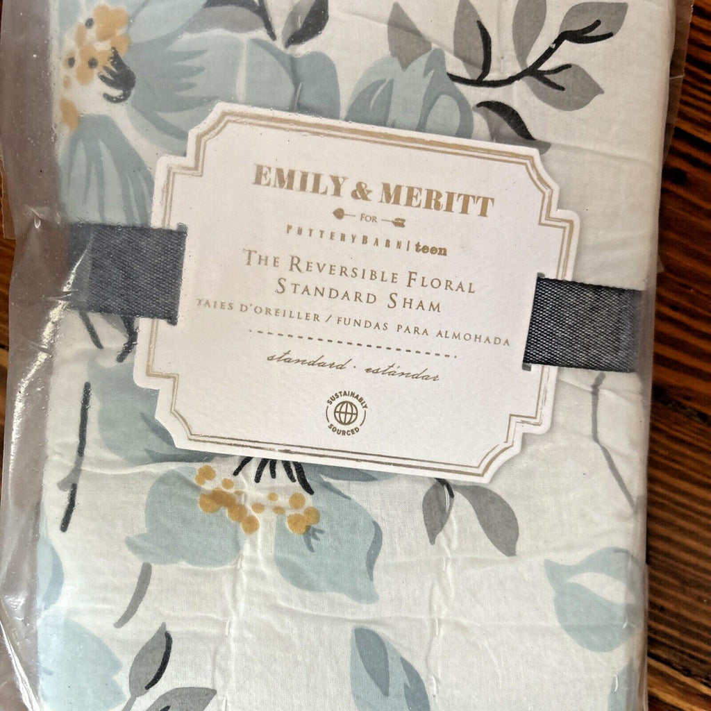 Pottery Barn Disney Pillow SHAM floral Emily Meritt holiday wedding gift teen =