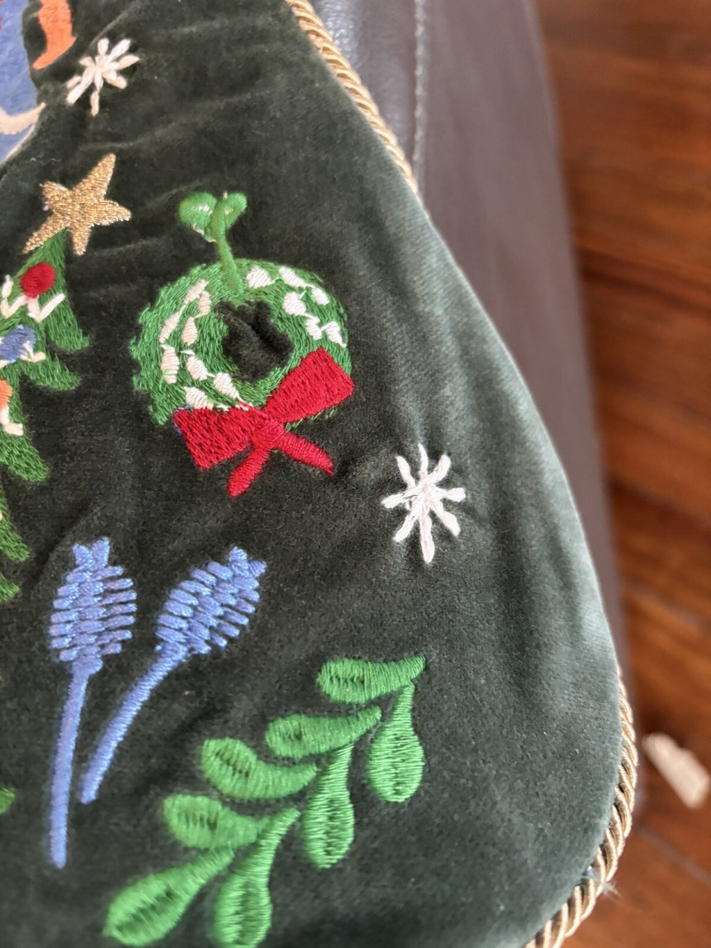 Pottery Barn Disney Holiday Doll Nutcracker Velvet Christmas stocking gift kid -