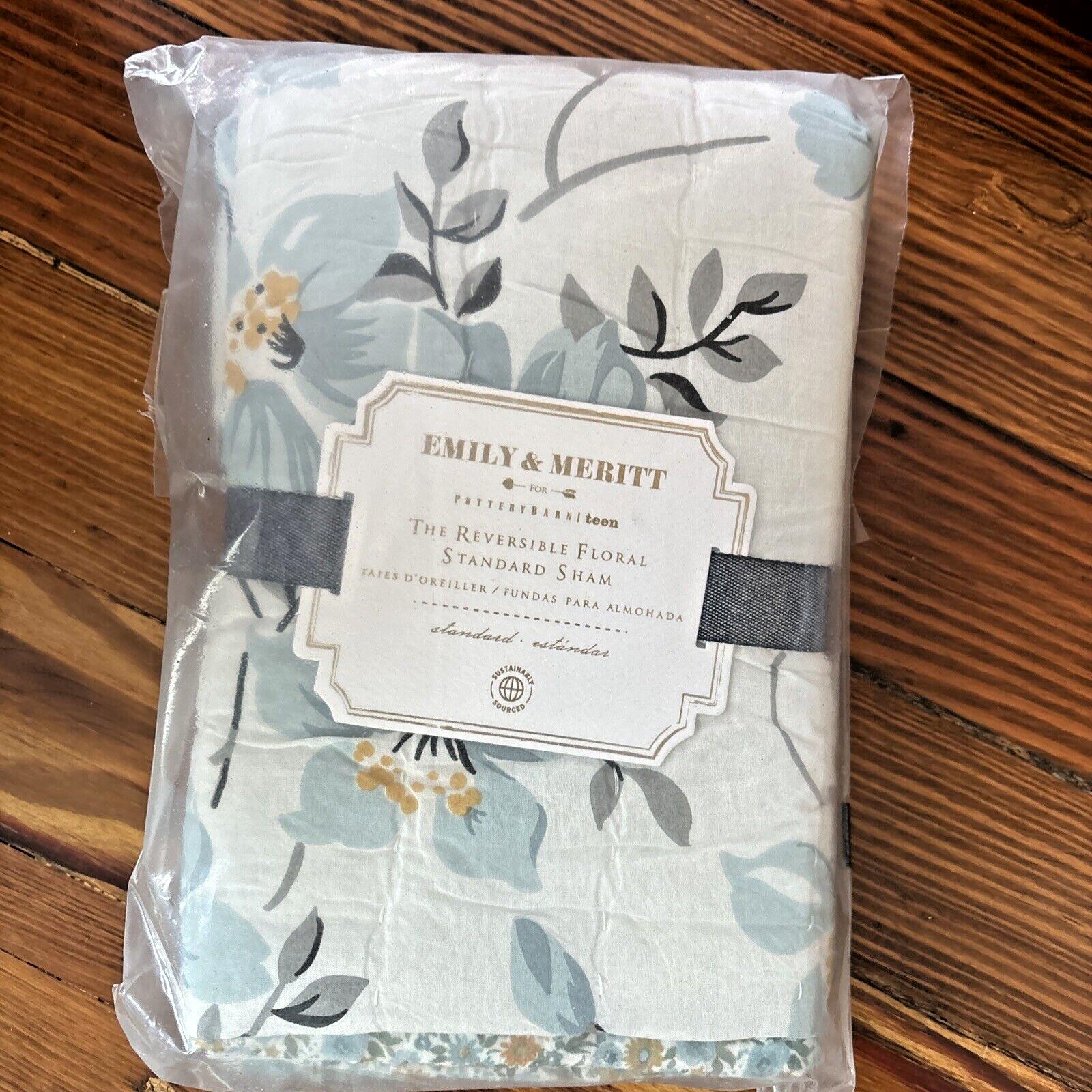 Pottery Barn Disney Pillow SHAM floral Emily Meritt holiday wedding gift teen =