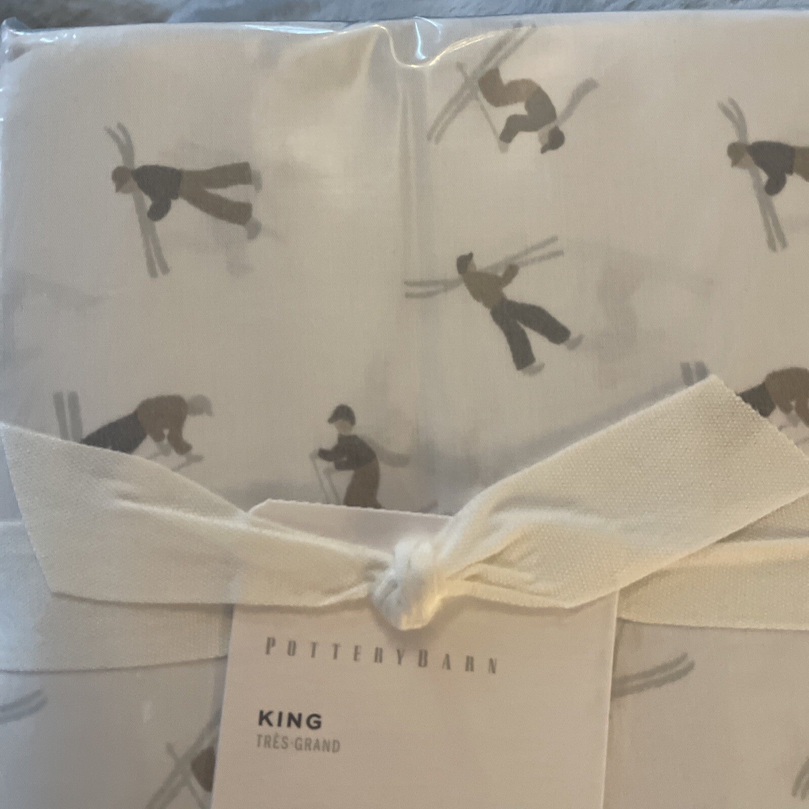 Pottery Barn Ski pillowcase holiday Christmas Disney Party gift Kid SET 2 deer q