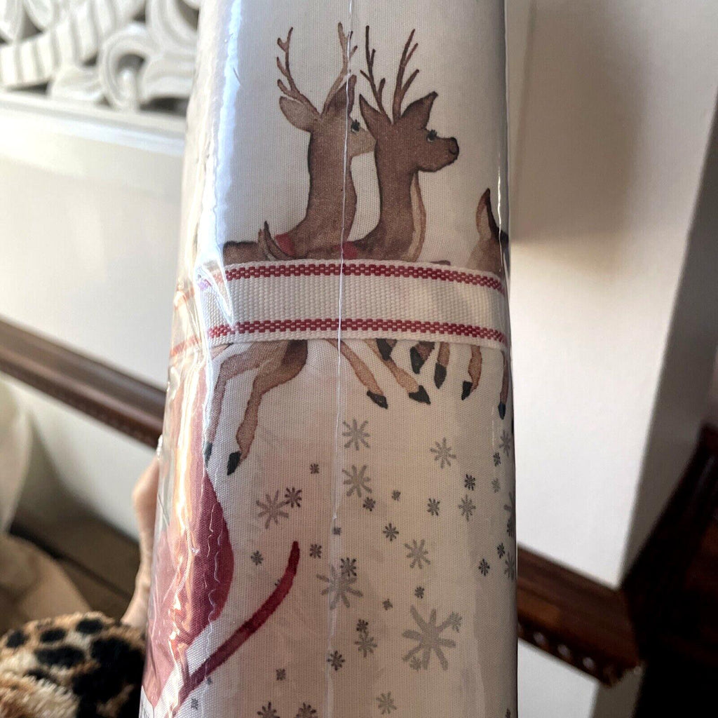 Pottery Barn Christmas Holiday Pillow SHAM Heritage Rudolph Santa Party Disney r