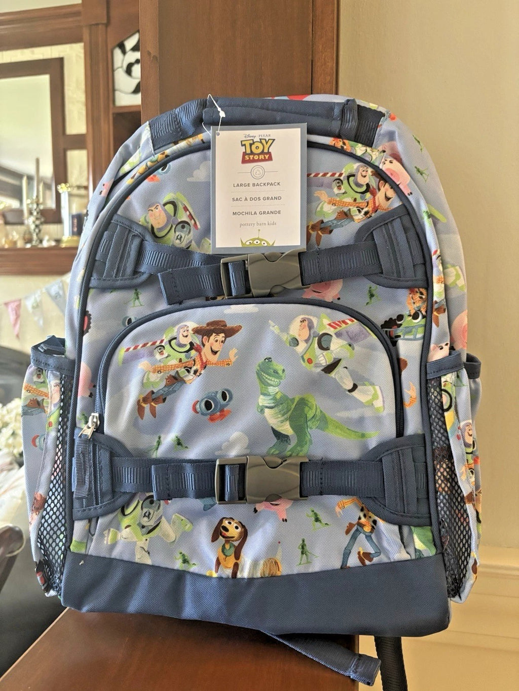 Pottery Barn kids School Disney Snoopy Nemo BACKPACK LUNCH BOX travel Bag .