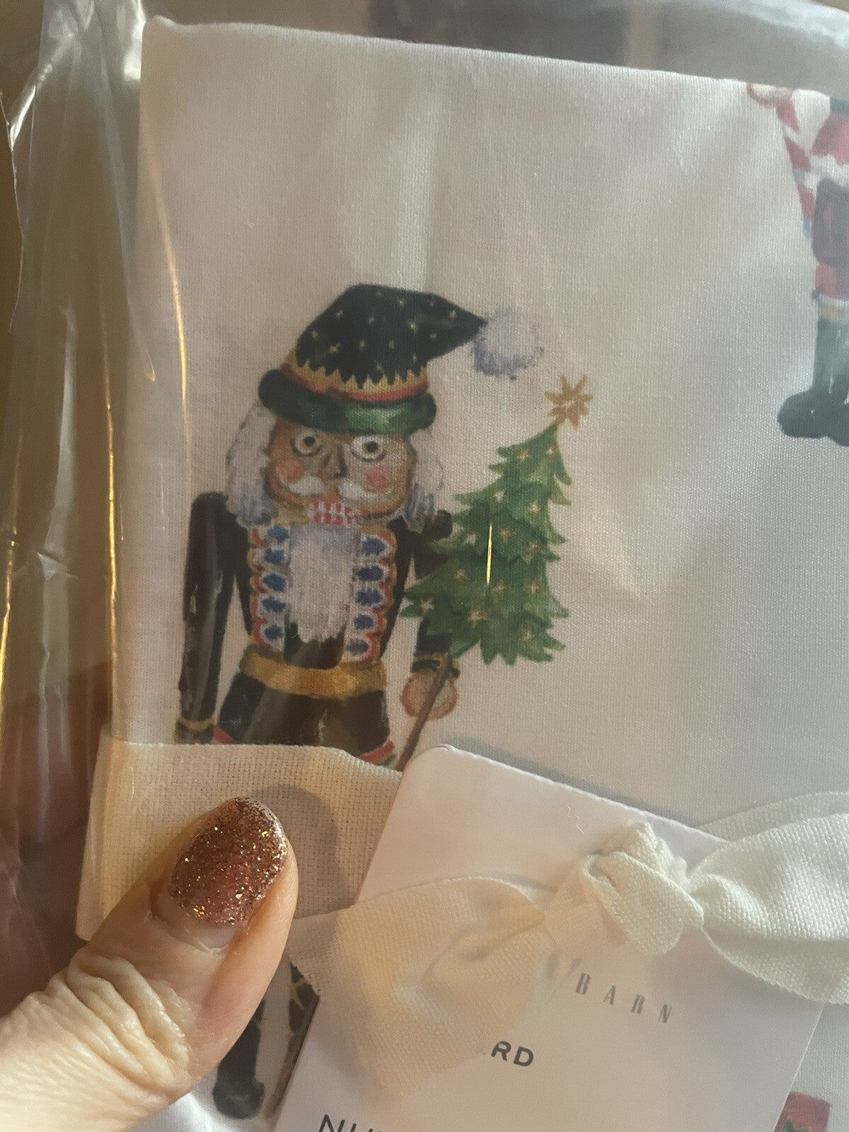 Pottery Barn holiday KING Pillowcase Nutcracker Christmas Gift Party kid SET 2 .