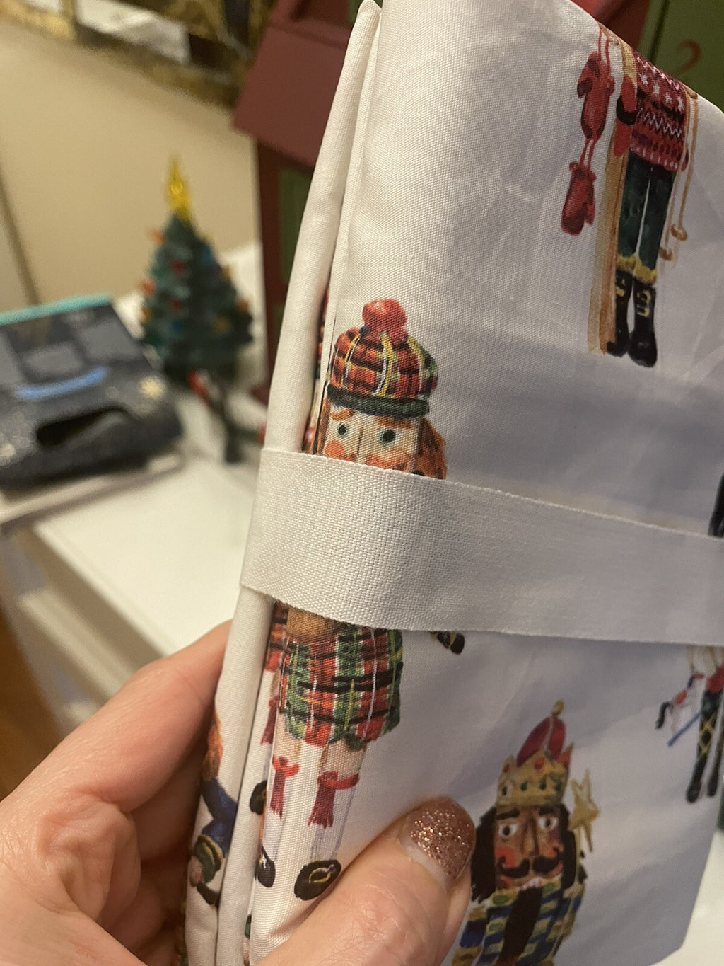 Pottery Barn holiday KING Pillowcase Nutcracker Christmas Gift Party kid SET 2 .