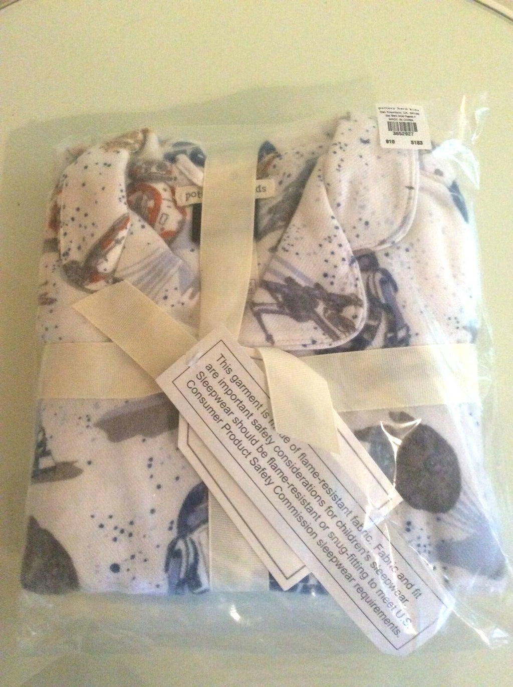 Disney STAR WARs Disney Pottery barn pj kid pajama Droid Solo Jedi space gift -