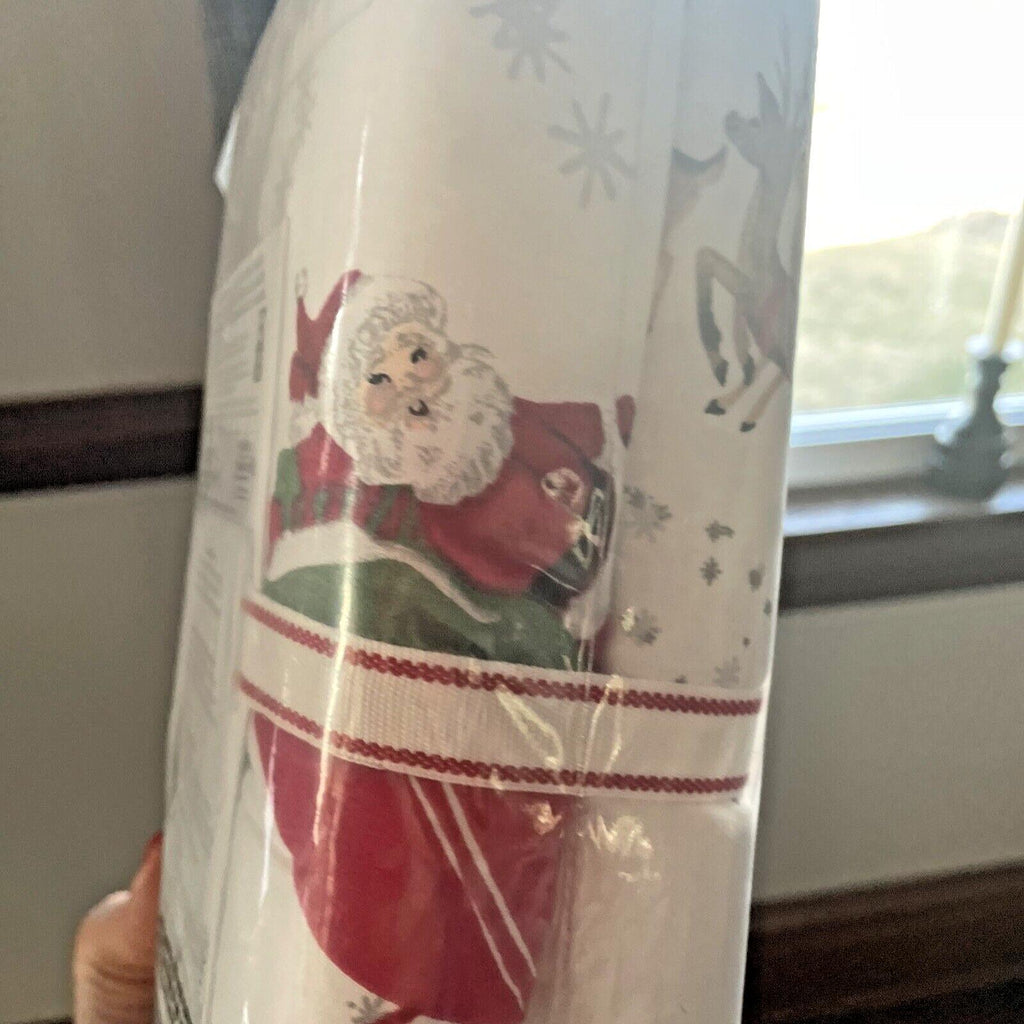 Pottery Barn Christmas Holiday Pillow SHAM Heritage Rudolph Santa Party Disney r