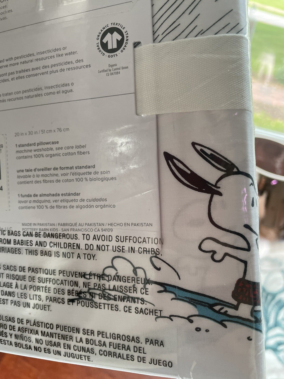 Pottery Barn Snoopy peanuts Holiday+surf Disney Bed Pillowcase sham gift SET 2 y