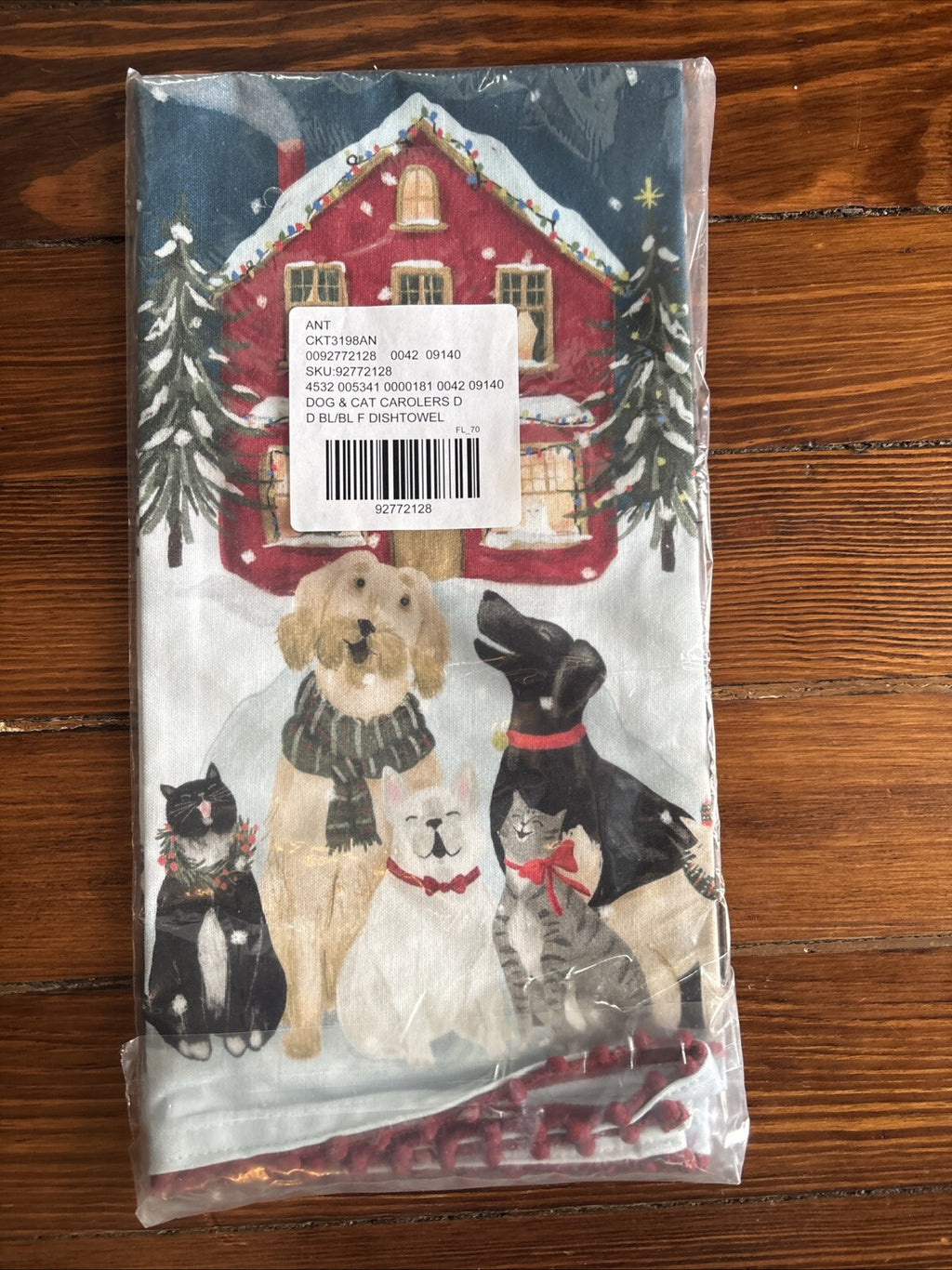 Anthropology holiday kitchen towel Dog birthday party gift guest disney bath .