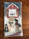 Anthropology holiday kitchen towel Dog birthday party gift guest disney bath .