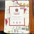 Pottery Barn Snoopy Peanuts Holiday Christmas Disney gift kid Pillowcase new ??[