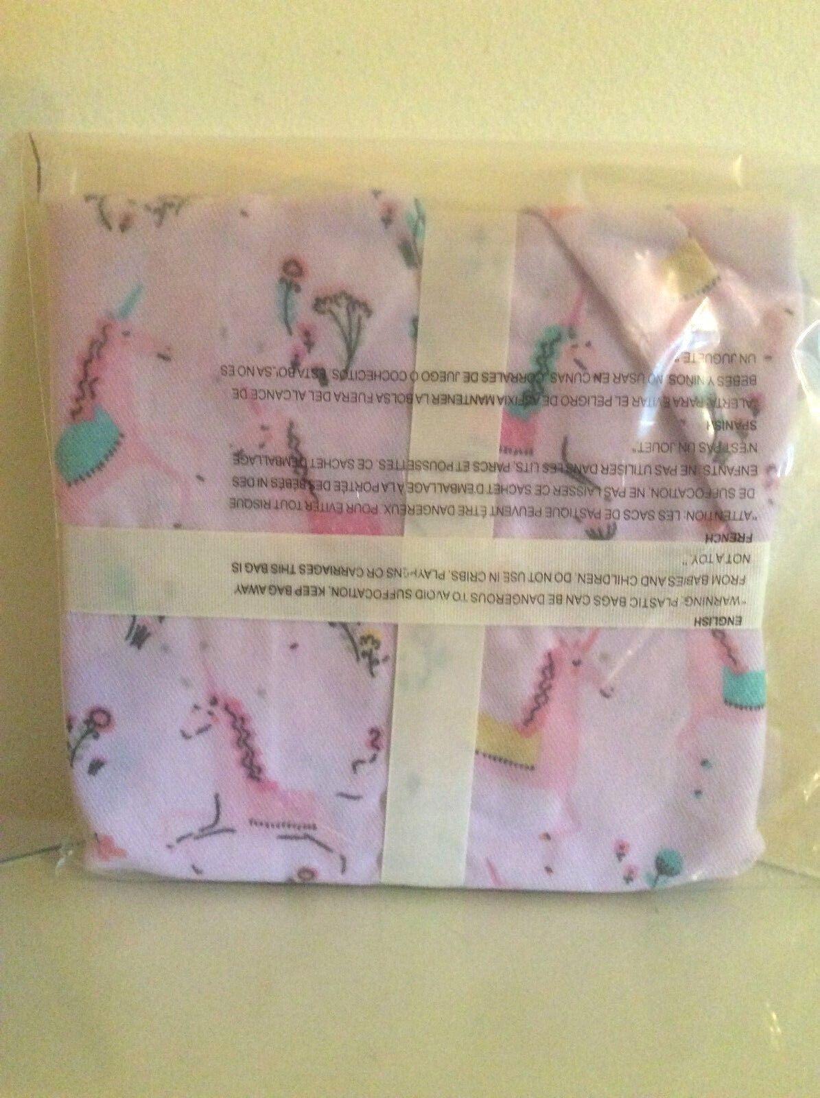Pottery Barn Holiday Unicorn nightgown sleep PJ school girl gift pink pony
