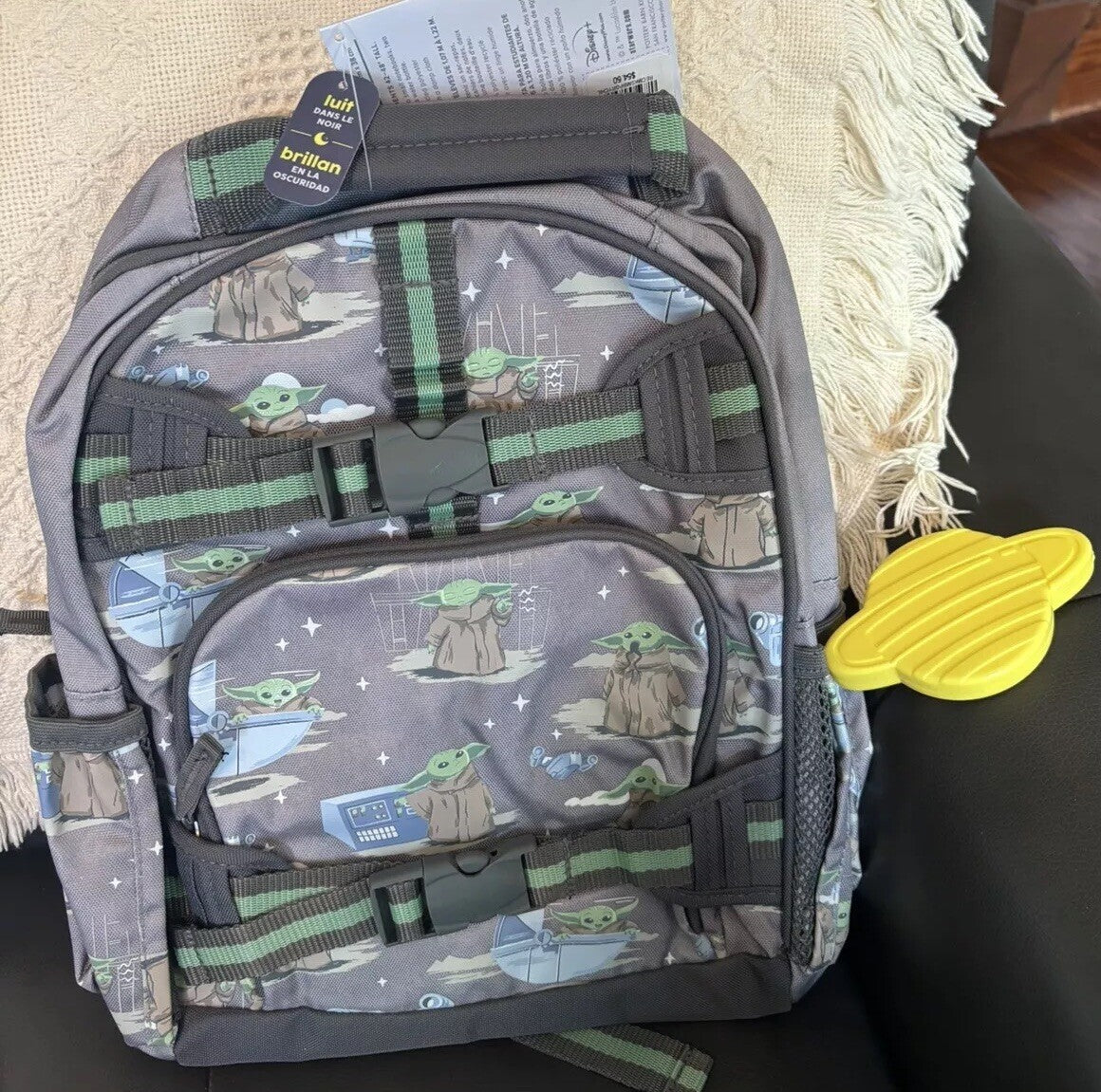 Pottery Barn School LARGE BACKPACK STAR WARS space Solo Mandalorian Travel  ?? .