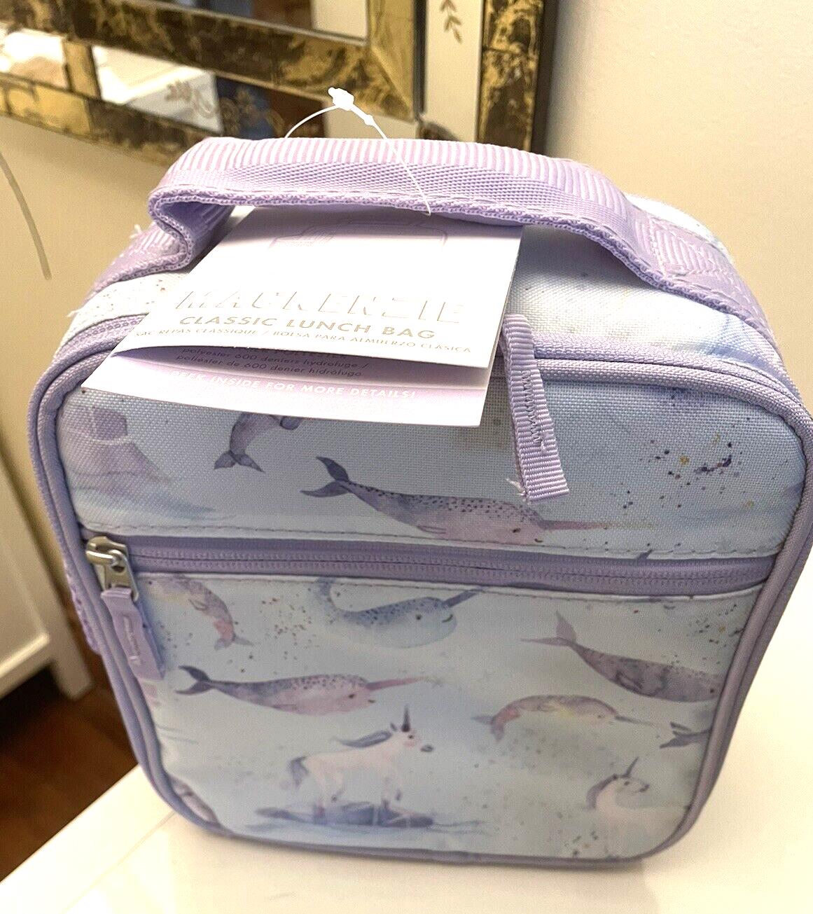 School Pottery barn Disney LUNCH BOX unicorn bag dolphin Holiday gift girl -