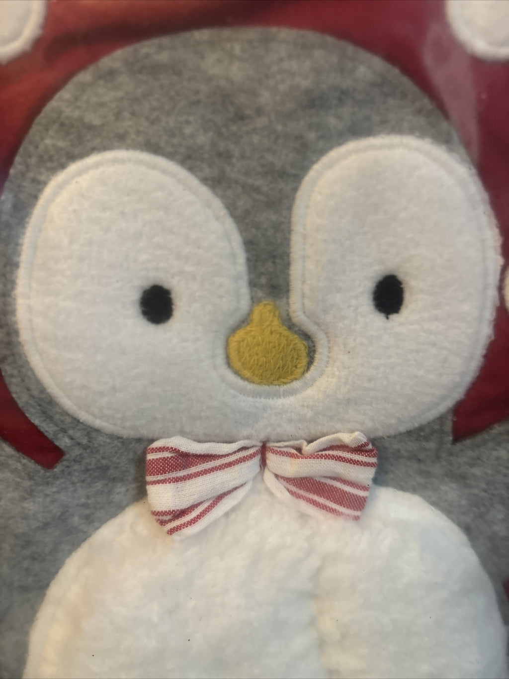 Pottery Barn Holiday Christmas stocking Penguin gift party school red Disney '