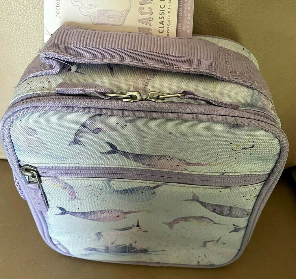 School Pottery barn Disney LUNCH BOX unicorn bag dolphin Holiday gift girl -