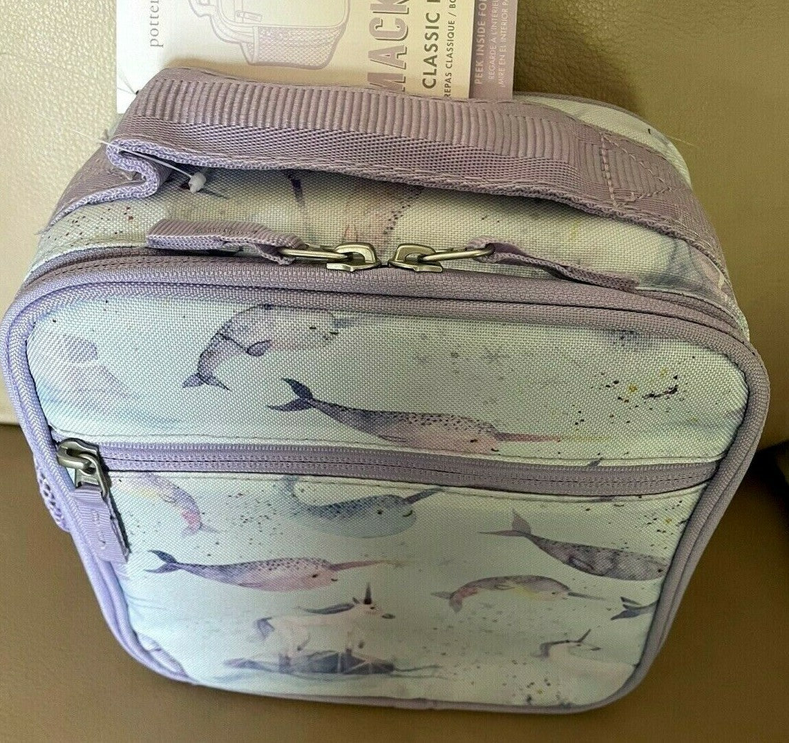 School Pottery barn Disney LUNCH BOX unicorn bag dolphin Holiday gift girl -