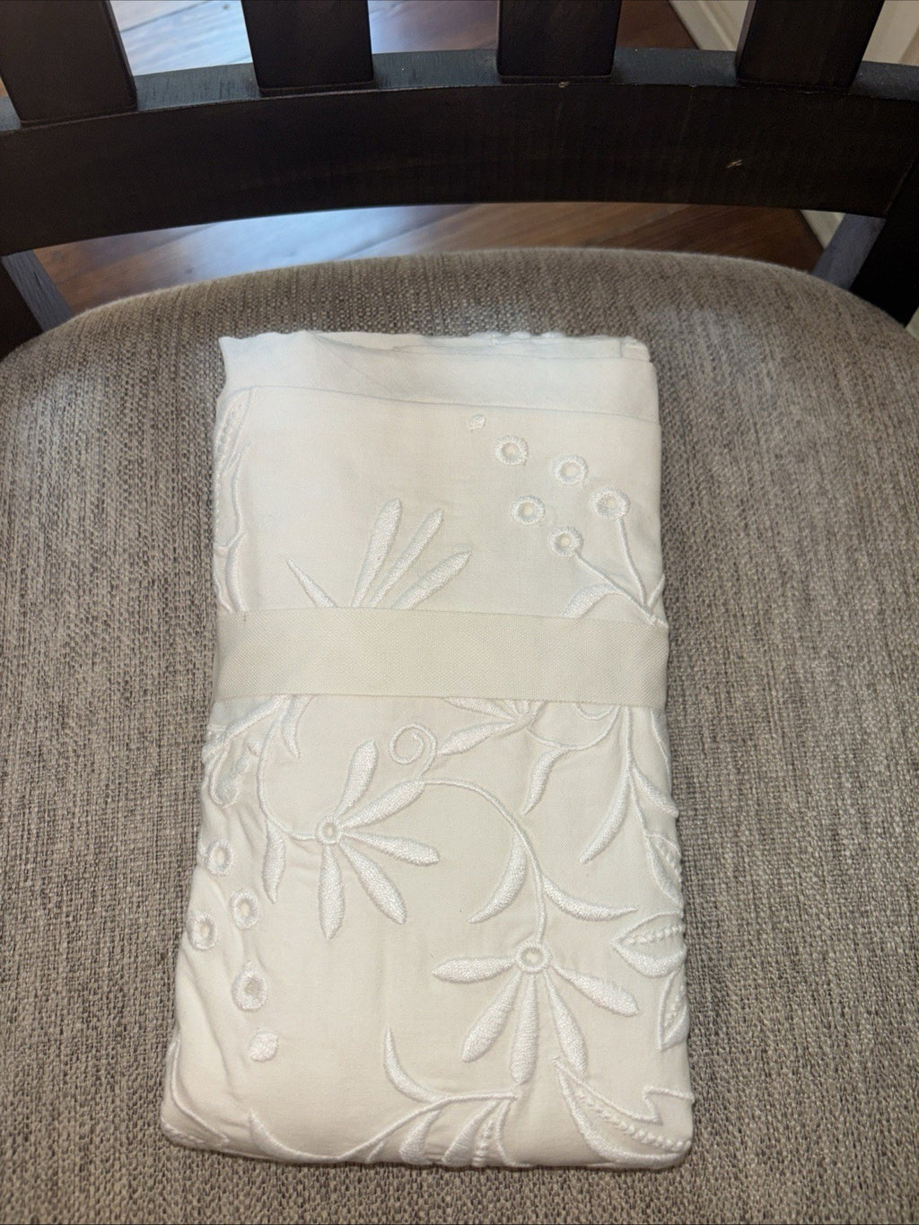 Pottery Barn Disney King White Pillow Sham wedding holiday gift party floral 1