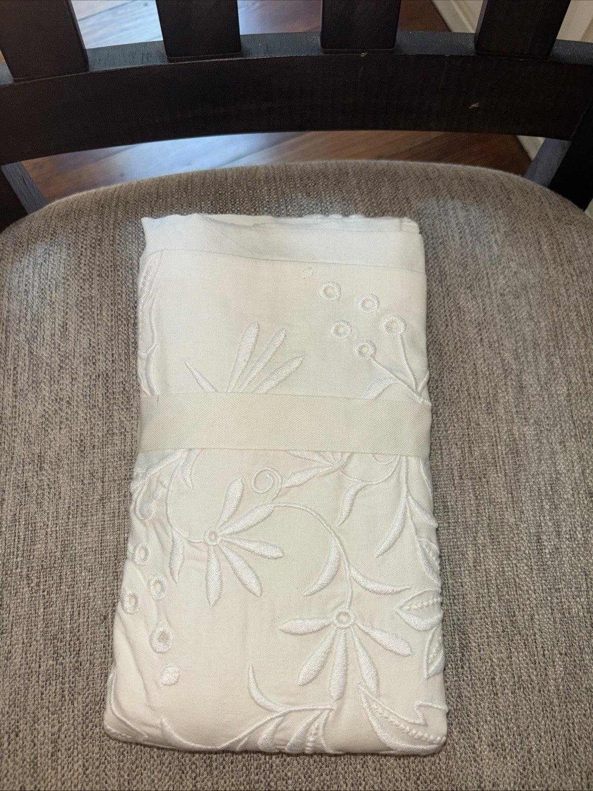 Pottery Barn Disney King White Pillow Sham wedding holiday gift party floral 1