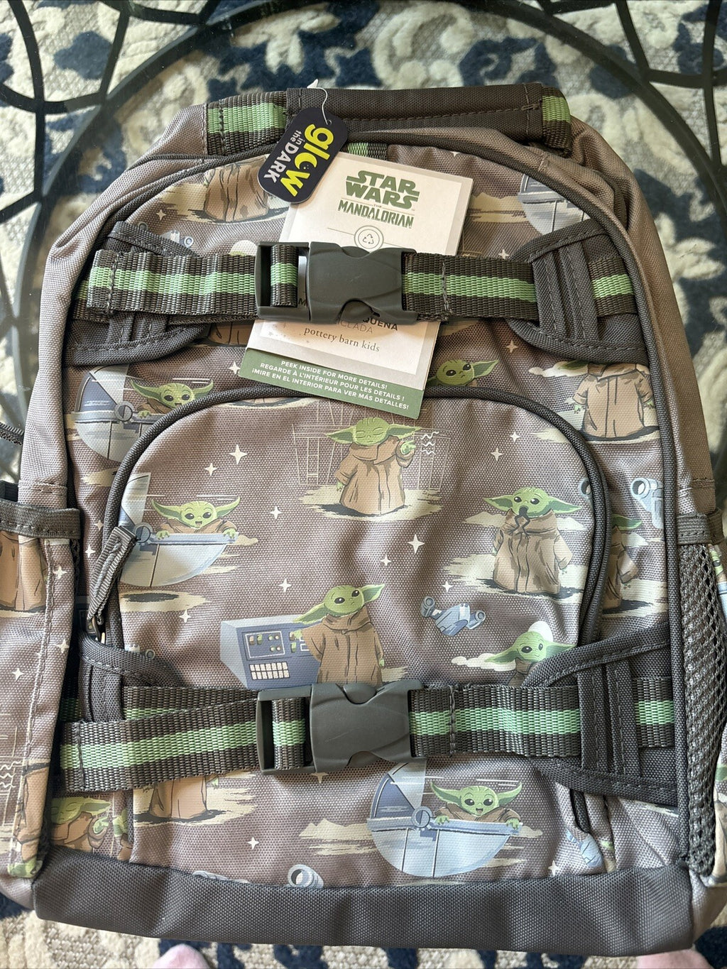 School Pottery barn Kid STAR WARS BACKPACK Mandalorian Travel Disney Bag boy?? .