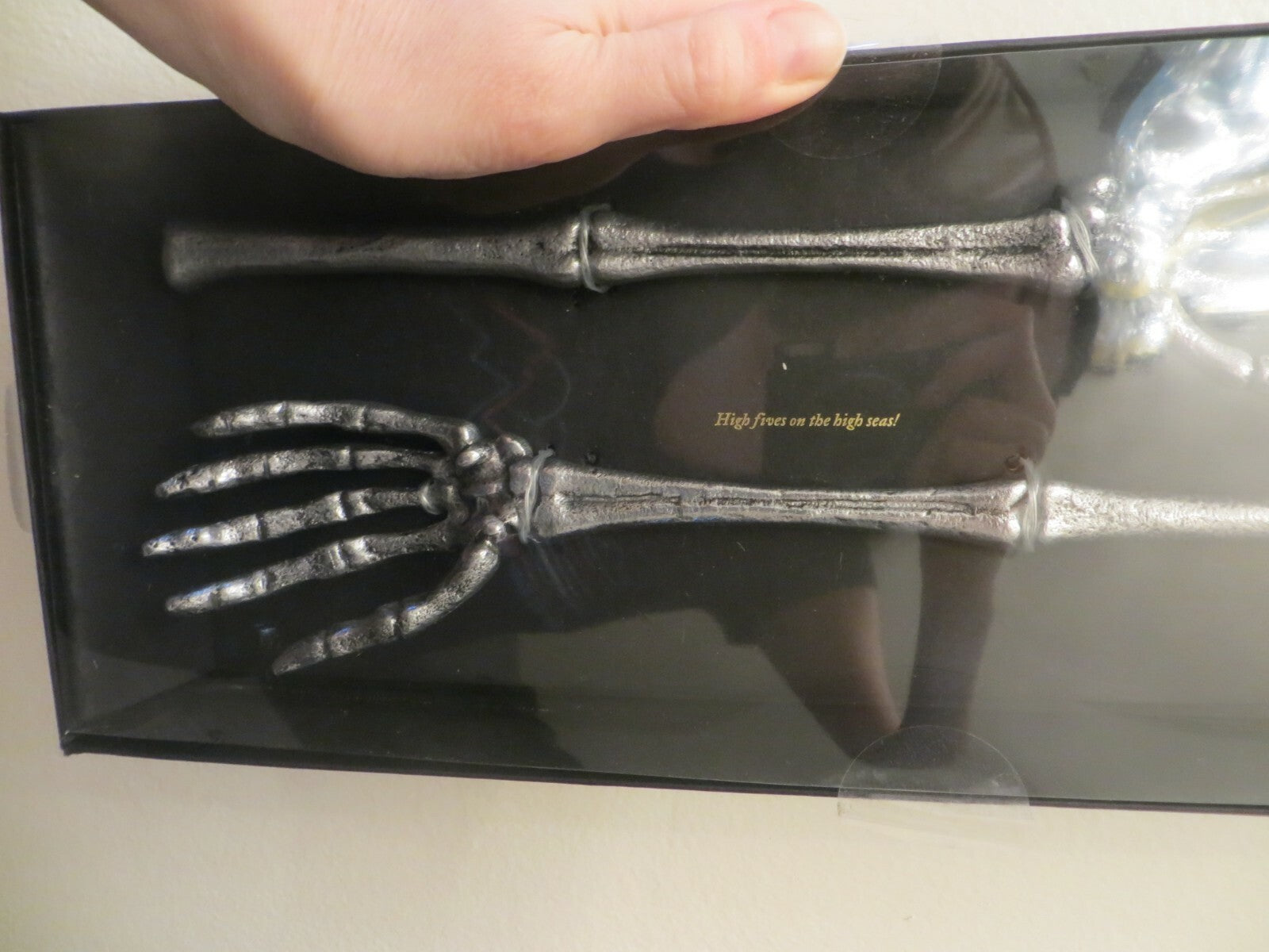 Pottery Barn Skeleton serving set Bones Halloween Party school gift holiday j