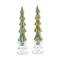 MacKenzie Childs TREE Dinner Candle holiday party Christmas guest 8” Taper .