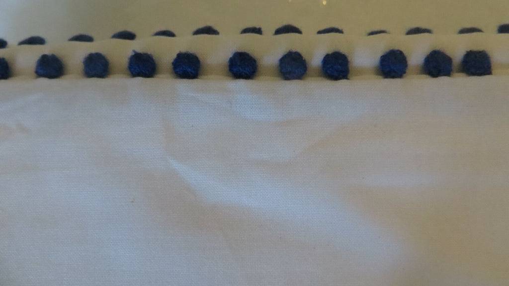 Pottery Barn pillowcase Disney Dot Blue school dorm party teen gift Pom SET 2 ]
